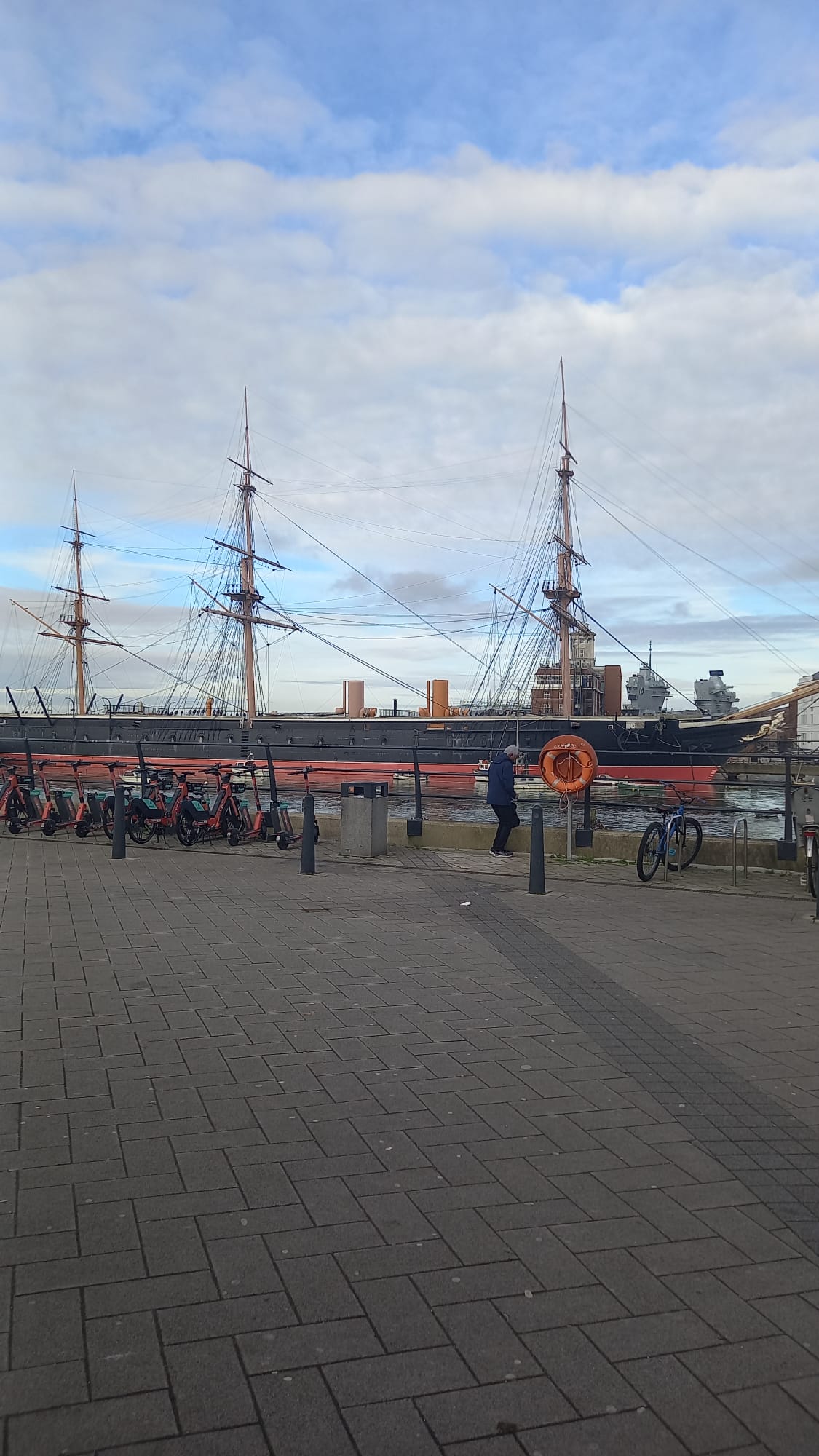HMS Warrior in Portsmouth